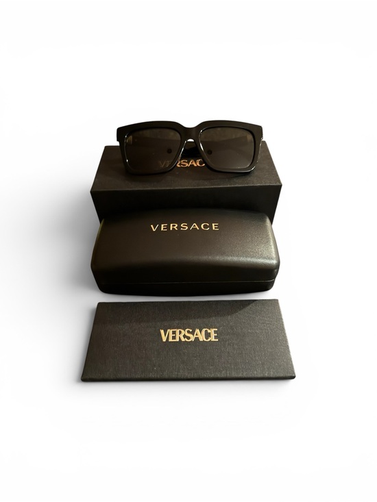 Versace Accessories - NEW Versace Medusa Plaque Sunglasses with Gold Accents